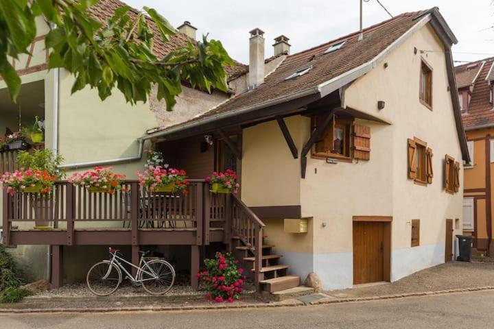 Maison indépendante Chez Yvette et André, 2 à 6 pers, près Colmar, Ribeauvillé, Europa-Park Guémar Exterior foto
